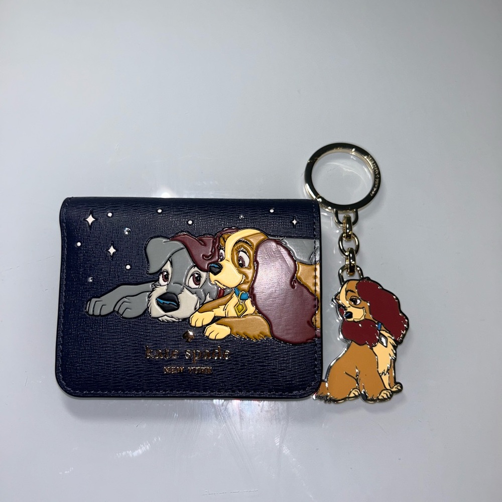 kate spade navy Lady & Tramp Card Case with Dog Keychain - Picture 4 of 10
